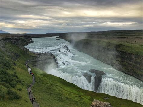 The Sheer Power Of The Gullfoss Double Waterfall Is Incredible
