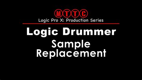 In this logic pro x tutorial, i will show you the best was to import 3rd party drum samples and loops. Logic Pro X Drummer: Replacing Drum Samples With Your Own ...