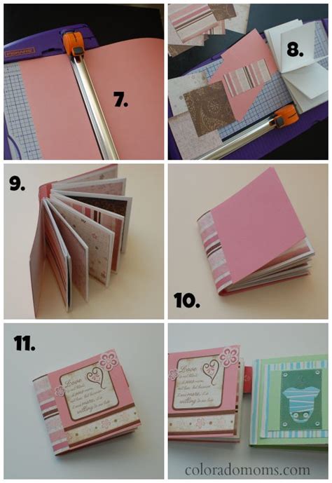 How To Make A Mini Photo Album Mini Photo Albums Diy Mini Album Diy Photo Book