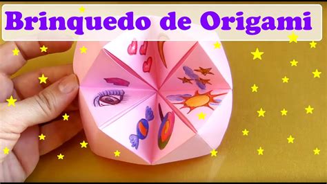 Como Fazer Brinquedo De Papel Vai E Volta De Origami Youtube