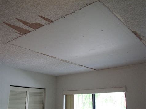 Our popcorn ceiling was very hard and sharp and we put the boards right over the top with. Sheetrock Over Popcorn Ceiling | Tyres2c