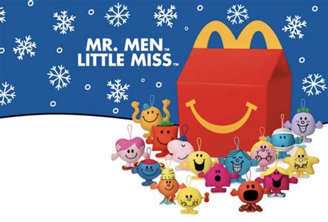 Mcdonalds Canada Mr Men And Little Miss Happy Meal Toys Foodology