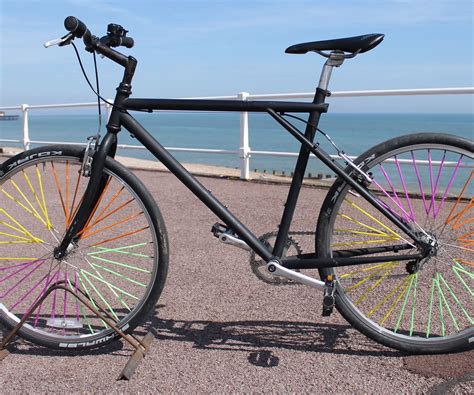 Want to know how to buy a bike? Bicycle Wheel Spoke Art With Drinking Straws. : 6 Steps ...