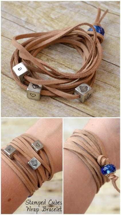 I am in the middle of learning the technique and adding all kinds of different styles to my website on etsy. True Blue Me & You: DIYs for Creatives • DIY Leather Wrap Bracelet Tutorial from One Artsy...