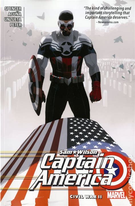 Captain America Sam Wilson Tpb 3 1st Fn 2017 Stock Image Ebay