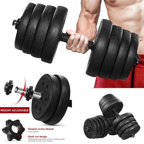 Pixnor Clearance 66 Lb. Adjustable Dumbbell Weight Sets for ...