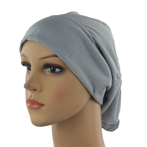 12pcs One Dozen Muslim Women Girls Inner Hijab Caps Islamic Underscarf Hats Soft Stretchble