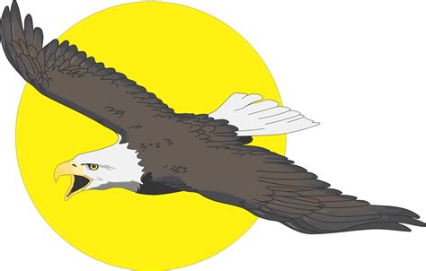 Flying Eagle Clip Art Clipart Best
