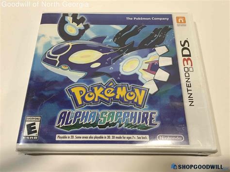 Sealed Pokemon Alpha Sapphire For Nintendo 3ds