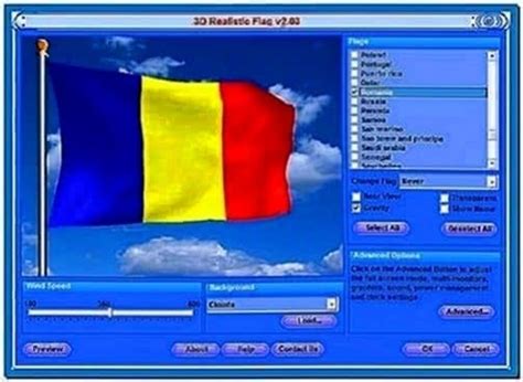 3d Realistic Flag Screensaver 203 Download Screensaversbiz