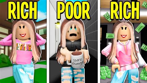 Rich To Poor To Rich Again In Roblox Brookhaven Youtube