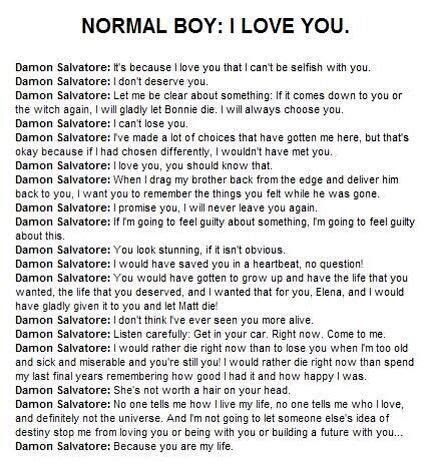 #cute #sad #crying #cry #beautiful. Damon quotes...que romantico! | Damon Salvatore Quotes (The Vampire Diaries) | Pinterest | Boys ...