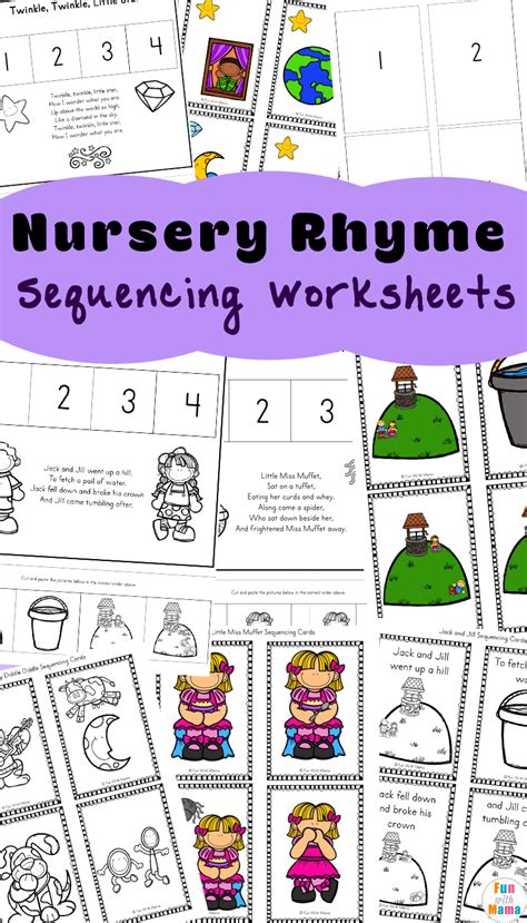 Nursery Rhyme Printables Nursery Rhymes Activities Nu