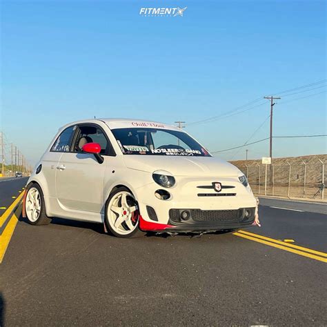 2015 Fiat 500 Abarth With 17x75 Neuspeed Rse05 And Falken 205x40 On