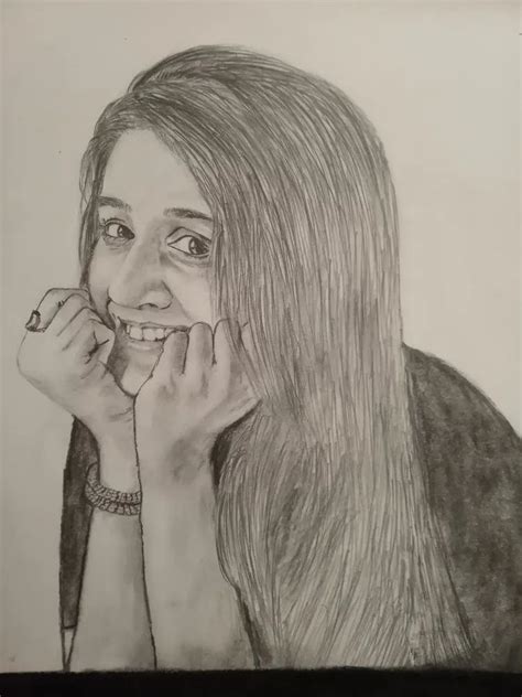 Black And White Realistic Pencil Sketch Size A3 At Rs 800piece In
