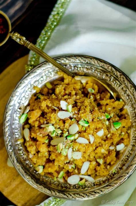 Besan Halwa Fudgy Chickpea Flour Dessert Cooking Curries