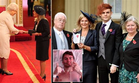 Stephen Suttons Mother Receives His Posthumous Mbe At Buckingham Palace Daily Mail Online