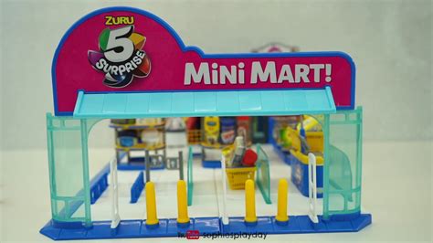 Zuru 5 Surprise Mini Brands Mini Mart Unboxing And Speed Building Youtube