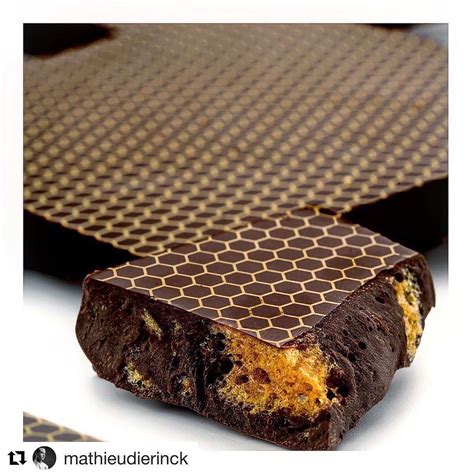 Chocolate Bar With Pieces Of Honeycomb Of Toffee Mathieudierinck