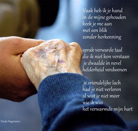 Gedichten Paula Hagenaars 21 September Wereld Alzheimer Dag Dementie