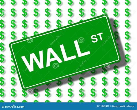 Wall Street Stock Illustration Illustration Of City 11242497