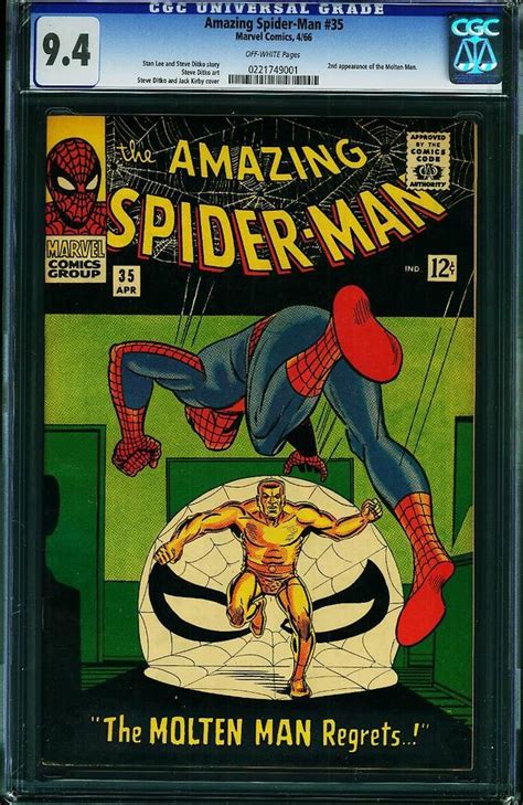 Amazing Spider Man 35 Cgc 94 Nm Amazing Spider Man Comic Marvel