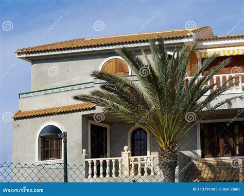 Traditional Spanish Style House Real Estate Spain Stock Image Image