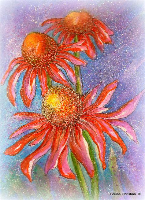 And if they choose to grieve in a way that seems different to you, let it be. CONE FLOWERS FOR MOM PAINTING | CONE FLOWERS FOR MOM ...