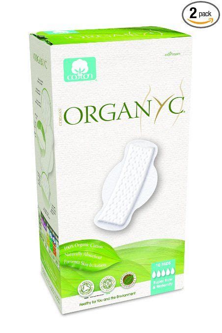 Organyc Hypoallergenic 100 Organic Cotton Pads With Wings Super Flow And Maternity