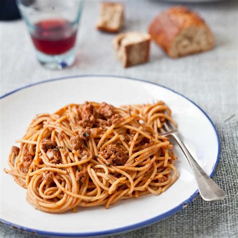 whole wheat spaghetti with lamb tomato and cumin sauce recipe quick from scratch pasta