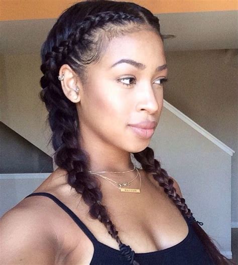 10 Protective Styles That Look Amazing And That You Will Enjoy Wearing French Braids Black