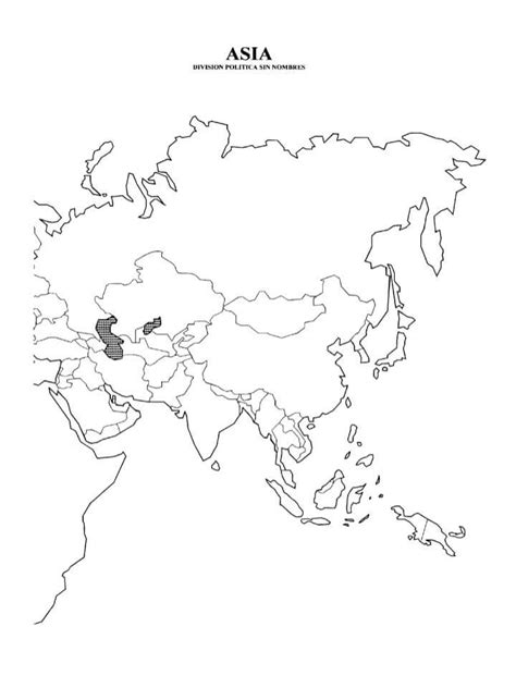 Mapa Asia Con Division Politica Con Y Sin Nombres Celeberrimacom En
