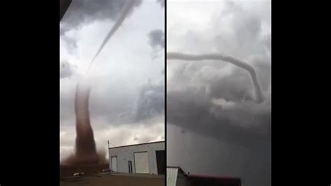 Impresionante Formación De Tornado Grabada En Vídeo Fenómeno Natural