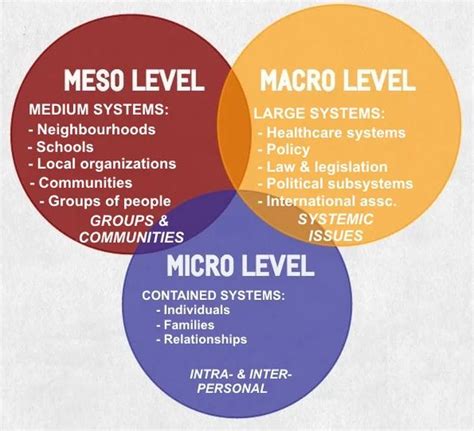 Micromesomacro Level Society Social Work Exam Social Work Practice