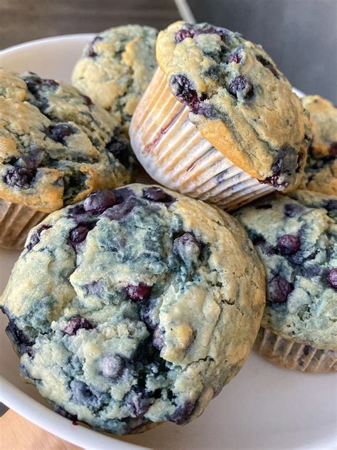 The Best Vegan Blueberry Muffins Peanut Butter And Jilly