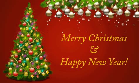 Merry Christmas And Happy New Year Wallpapers Wallpaper Cave