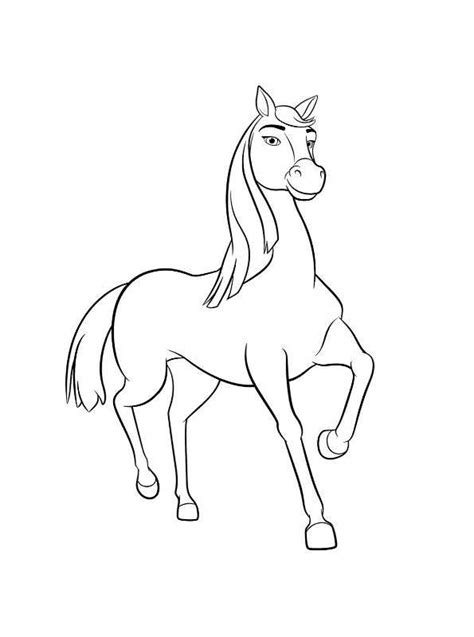 Feel the spirit within you with our spirit riding free coloring pages. Kids-n-fun.com | 16 coloring pages of Spirit Riding Free