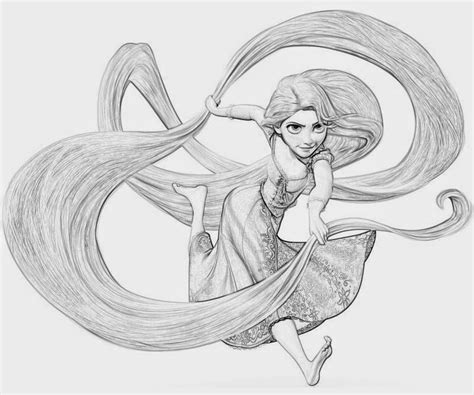 Free printable coloring pages for kids. Coloring Pages: "Tangled" Free Printable Coloring Pages of ...