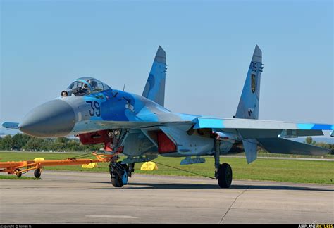 39 Ukrainian Air Force Sukhoi Su 27 Flanker Photo By Andras Regos Id