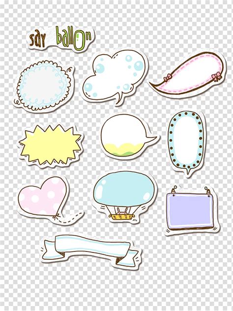 Assorted-color stickers, Text box Dialog box Computer Icons, Cute cartoon style color dialog box ...