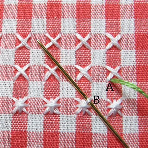 Gingham Embroidery Watermelon 15 Gingham Embroidery Pattern Gingham