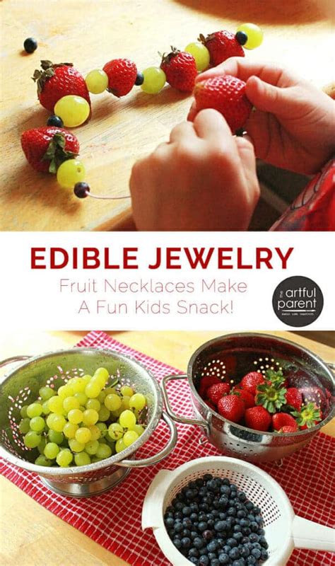 Edible Jewelry Fruit Necklaces Make A Fun Kids Snack