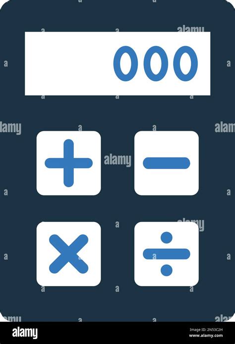 Calculator Calculation Calculate Icon Editable Vector Design Using