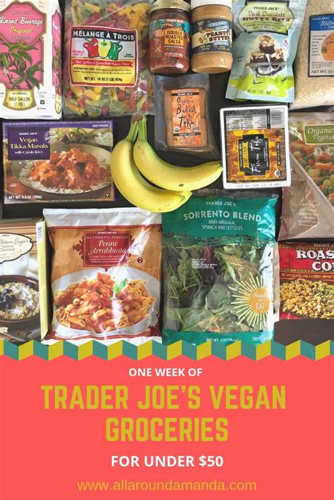 Trader joe's has an impressive selection of vegan foods, including cashew dips and soy chorizo—and they're constantly launching new options. One Week of Vegan Groceries from Trader Joe's for $50 ...
