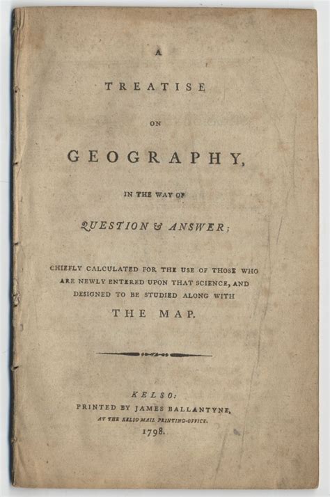 A Treatise On Geography In The Way Of Question And Answer Chiefly