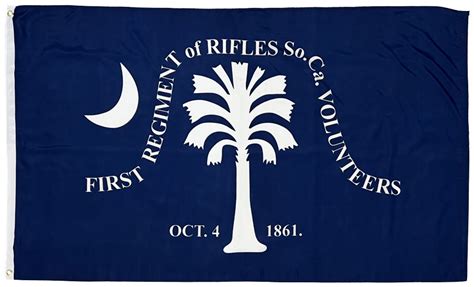 1st South Carolina Regiment Of Rifles 3×5 Flag I Americas Flags