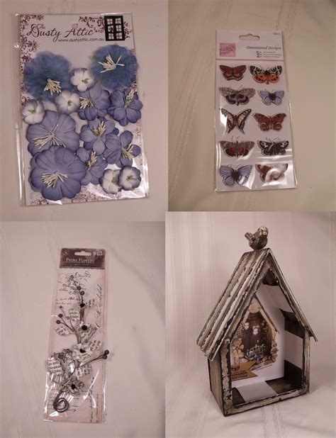 Moore Art From The Heart Prima Altered Metal Frame Birdhouse