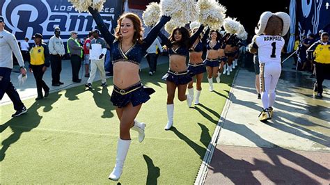 First Ever Nfl Male Cheerleaders To Dance For Rams
