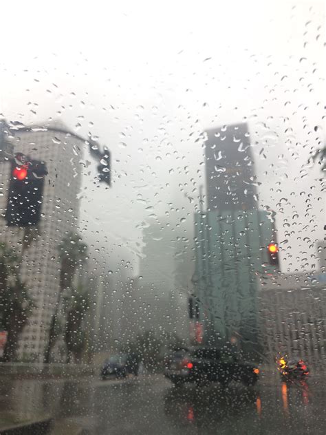 Rainy Day In Los Angeles Ca Downtown Rainy Morning Rainy Night Rainy