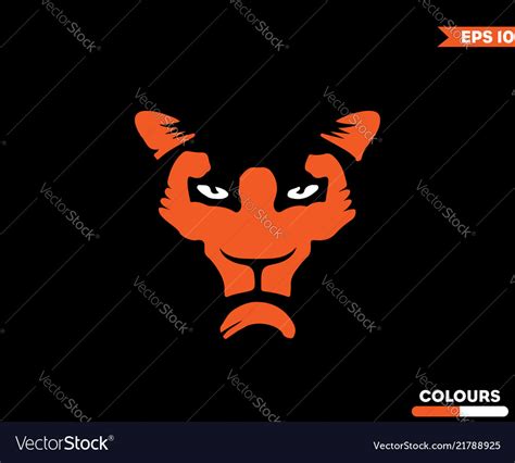 Tiger Gym Logo Royalty Free Vector Image Vectorstock